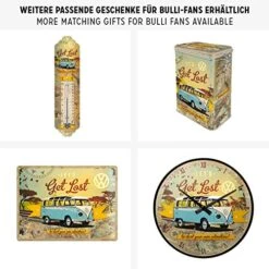 Nostalgic Art Retro Storage Tin Box Flat, 84.5 Oz, VW Bulli – Let's Get Lost – Volkswagen Bus Gift Idea, Metal Can With Lid, Decorative Vintage Design 10 Nostalgic Art Retro Storage Tin Box Flat, 84.5 Oz, VW Bulli – Let's Get Lost – Volkswagen Bus Gift Idea, Metal Can With Lid, Decorative Vintage Design -Peugeot Shop 51wwf5T4ZrL
