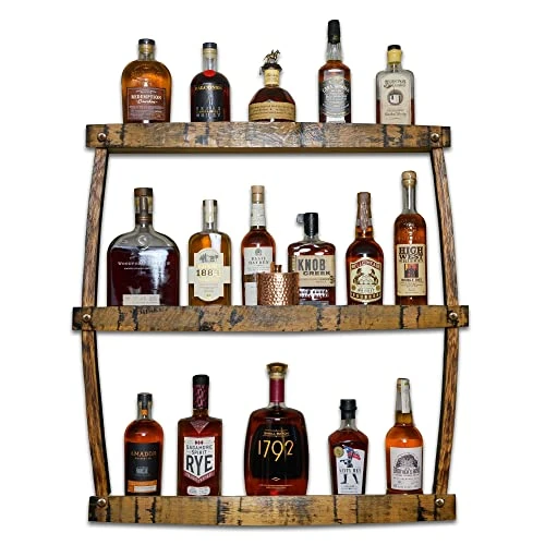 Tactical Traps 1791 Limited Edition Wall Bar – Made From Authentic Wood Whiskey Barrel | Kitchen & Dining Room Bar | Easy Installation | 36” X 36” X 7” 1 Tactical Traps 1791 Limited Edition Wall Bar – Made From Authentic Wood Whiskey Barrel | Kitchen & Dining Room Bar | Easy Installation | 36” X 36” X 7”
