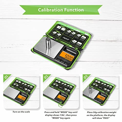 Precision Pocket Scale, 200gx0.01g Jewelry Gram Scale, Digital Food Scale With LCD Display, One-Click Conversion 6 Units, Mini Scale For Weed/Kitchen/Powder/herb/Coins(Battery Included) 6 Precision Pocket Scale, 200gx0.01g Jewelry Gram Scale, Digital Food Scale With LCD Display, One-Click Conversion 6 Units, Mini Scale For Weed/Kitchen/Powder/herb/Coins(Battery Included) - Image 6