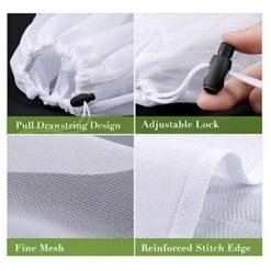 Brew Bags Reusable 3 Pack, Extra Large 26"x22" Fine Mesh Strainer Bag For Home Brewing Hops Grains Wine Beer Making Drawstring Straining Brew In A Bag 12 Brew Bags Reusable 3 Pack, Extra Large 26"x22" Fine Mesh Strainer Bag For Home Brewing Hops Grains Wine Beer Making Drawstring Straining Brew In A Bag -Peugeot Shop 51x8mYsjr0L