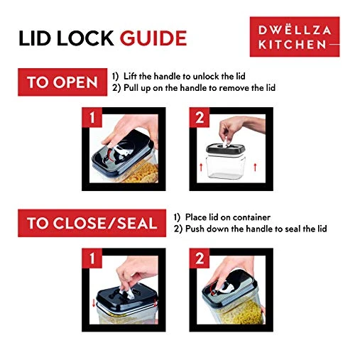 Pasta Storage Containers For Pantry Airtight - 2 Pc Spaghetti Container Storage - Ideal For Spaghetti & Noodles, Kitchen Pantry Organization And Storage - Keeps Food Fresh & Dry 2 Pasta Storage Containers For Pantry Airtight - 2 Pc Spaghetti Container Storage - Ideal For Spaghetti & Noodles, Kitchen Pantry Organization And Storage - Keeps Food Fresh & Dry - Image 2