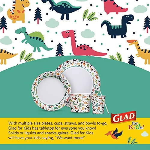 For Kids 8 1/2-Inch Paper Plates|Small Round Paper Plates With Dinosaurs For Kids|Heavy Duty Disposable Soak Proof Microwavable Paper Plates, 8.5" Round Plates 20ct| Kids Plates, Dinosaur Plates 6 For Kids 8 1/2-Inch Paper Plates|Small Round Paper Plates With Dinosaurs For Kids|Heavy Duty Disposable Soak Proof Microwavable Paper Plates, 8.5" Round Plates 20ct| Kids Plates, Dinosaur Plates - Image 6