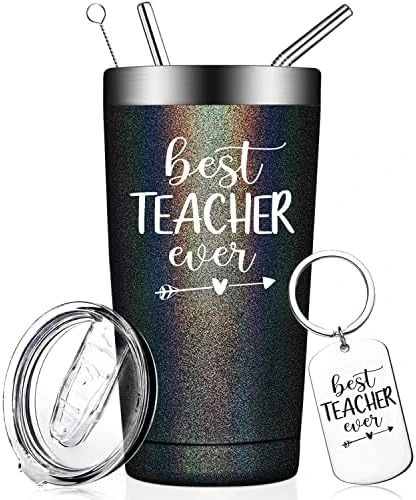 Best Teacher Ever, Birthday Gifts For Teacher From Student, Kids, Appreciation Christmas Gifts For Women, Men, Best Friend, Ladies, Classroom - Travel Tumbler Cup 5 Best Teacher Ever, Birthday Gifts For Teacher From Student, Kids, Appreciation Christmas Gifts For Women, Men, Best Friend, Ladies, Classroom - Travel Tumbler Cup - Image 5