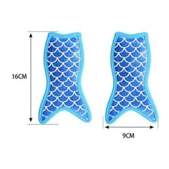 Anti-Freezing Mermaid Ice Pop Holders Popsicle Holder Bags Ice Pop Sleeves Freezer Pop Holders Bags, Neoprene Fabric 15 Pack -Peugeot Shop 51xUXo40KpL