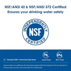 200-Gallon Long-Life 10-Cup Water Filter Pitcher With 1 Filter, NSF Certified, 5X Times Lifetime, Reduces Chlorine, BPA Free, Blue