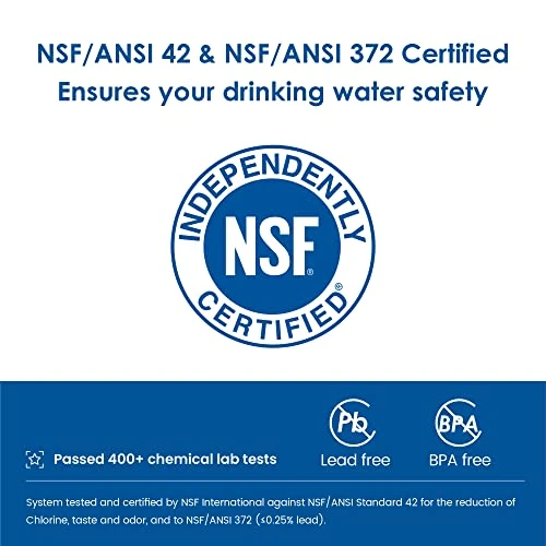 200-Gallon Long-Life 10-Cup Water Filter Pitcher With 1 Filter, NSF Certified, 5X Times Lifetime, Reduces Chlorine, BPA Free, Blue 1 200-Gallon Long-Life 10-Cup Water Filter Pitcher With 1 Filter, NSF Certified, 5X Times Lifetime, Reduces Chlorine, BPA Free, Blue