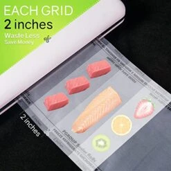 Vacuum Sealer Bags (2 Rolls-11" X 50') For Food Saver Commercial Grade, BPA Free, Heavy Duty Great For Vac Storage, Meal Prep -Peugeot Shop 51xbJcljDzL