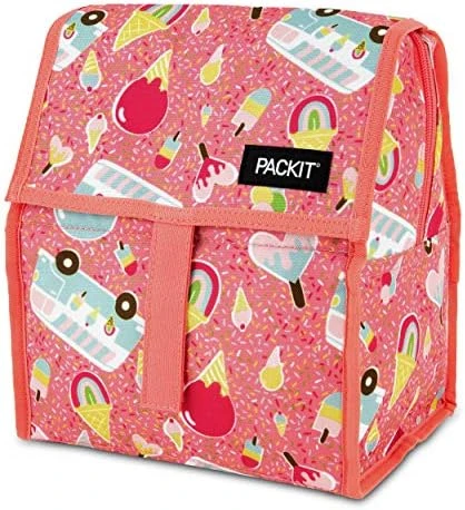 Freezable Lunch Bag With Zip Closure, Bright Stars 8 Freezable Lunch Bag With Zip Closure, Bright Stars - Image 8