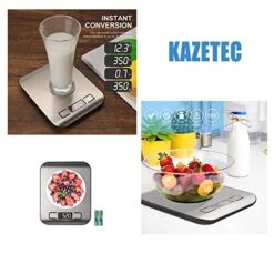 Digital Kitchen Scale,Multifunction Food Scale Measure Weight(MAX:11LB/5KG/176OZ)Accurately,Stainless Steel Scale Digital Weight,Large LCD Display,Waterproof,4 Unit(g/ml/oz/lb) 8 Digital Kitchen Scale,Multifunction Food Scale Measure Weight(MAX:11LB/5KG/176OZ)Accurately,Stainless Steel Scale Digital Weight,Large LCD Display,Waterproof,4 Unit(g/ml/oz/lb) -Peugeot Shop 51xzSRij8vL