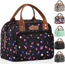 HOMESPON Lunch Bag For Woman Man Insulated Lunch Box Tote Bag For Work Picnic Or Travel -Peugeot Shop 51y02XsiO L. AC