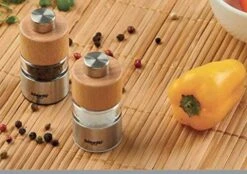 Mini Orta Adjustable Salt Mill Grinder, 2.5 Inch, Brown 6 Mini Orta Adjustable Salt Mill Grinder, 2.5 Inch, Brown -Peugeot Shop 51y9dEgfo1L