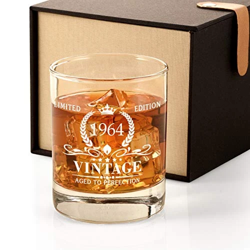 1964 59th Birthday Gifts For Men, Vintage Whiskey Glass 59 Birthday Gifts For Dad, Son, Husband, Brother, Funny 59th Birthday Gift Present Ideas For Him, 59 Year Old Bday Party Decoration 1 1964 59th Birthday Gifts For Men, Vintage Whiskey Glass 59 Birthday Gifts For Dad, Son, Husband, Brother, Funny 59th Birthday Gift Present Ideas For Him, 59 Year Old Bday Party Decoration