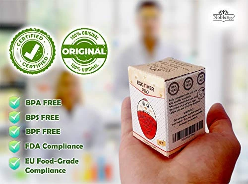 Egg Timer Pro | Soft Hard Boiled Egg Timer That Changes Color When Done | No BPA, Certified 5 Egg Timer Pro | Soft Hard Boiled Egg Timer That Changes Color When Done | No BPA, Certified - Image 5