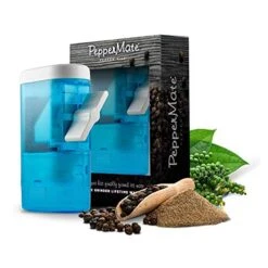 Traditional Pepper Mill Manual High Volume Peppercorns And Salt Grinder With Ergonomic Turnkey Handle And Ceramic Precision Mechanism With Adjustable Grind For The Gourmet Chef (Aqua) 9 Traditional Pepper Mill Manual High Volume Peppercorns And Salt Grinder With Ergonomic Turnkey Handle And Ceramic Precision Mechanism With Adjustable Grind For The Gourmet Chef (Aqua) -Peugeot Shop 51yUDvtdUiL