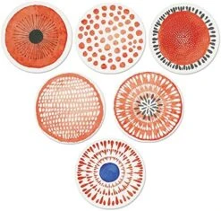 Set Of 6 Coasters For Drinks Absorbing Round Ceramic Stone Coaster With Cork Base,Tabletop Protection Mat For Mugs And Cups,Office,Kitchen (Colorful Series) 17 Set Of 6 Coasters For Drinks Absorbing Round Ceramic Stone Coaster With Cork Base,Tabletop Protection Mat For Mugs And Cups,Office,Kitchen (Colorful Series) -Peugeot Shop 51ycn2HNogL. AC