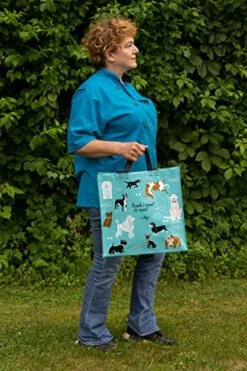 Blue Q Shopper ~ People I Want To Meet: Dogs. Reusable Grocery Bag, Sturdy, Easy-to-clean, Perfect For Dog Lovers, 15"h X 16"w X 6"d, Made From 95% Recycled Material. -Peugeot Shop 51yhp59fFnL