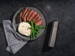 Mill Salt Grinder - Fast, Heavy-Duty Salt Mill With Unique Burr Grinder, Ten Grind Settings, Button-Enabled With Quick-release Cap -Peugeot Shop 51yjT1VkaYL