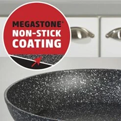 Salter BW05747S Megastone Collection Non-Stick Forged Aluminium Frying Pan, 28 Cm, Silver -Peugeot Shop 51yyqiYxhzL