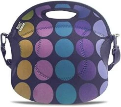 Spicy Relish Tote Neoprene Lunch Bag With Adjustable Crossbody Strap Black LB12-BLK -Peugeot Shop 51zGRhRK dL. AC