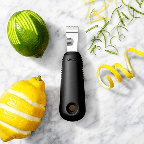 OXO Good Grips Citrus Zester With Channel Knife,Black 6 OXO Good Grips Citrus Zester With Channel Knife,Black - Image 6