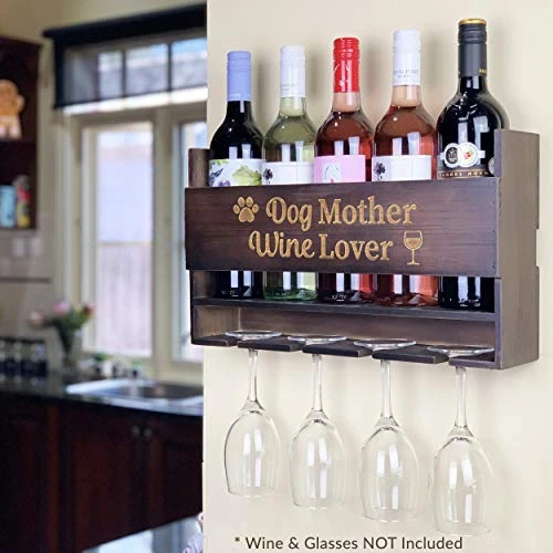 Dog Mom Gifts For Women - Fun Dog Lover Gifts For Women, Our Dog Mom Wine Lover Racks Are Perfect Dog Themed Gifts Or Dog Owner Gifts For Christmas, And Arrive Beautifully Gift Boxed 2 Dog Mom Gifts For Women - Fun Dog Lover Gifts For Women, Our Dog Mom Wine Lover Racks Are Perfect Dog Themed Gifts Or Dog Owner Gifts For Christmas, And Arrive Beautifully Gift Boxed - Image 2
