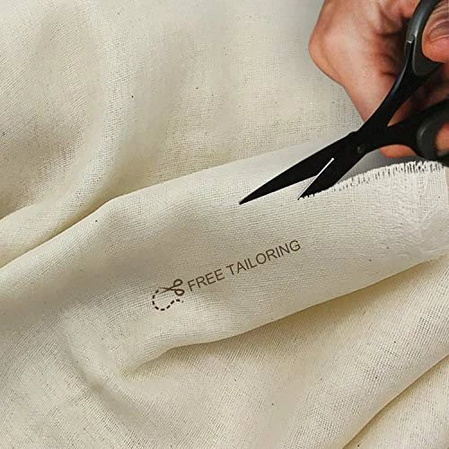 Uoon Grade 90 Cheesecloth, Reusable 100% Unbleached Cotton Fabric, 5 Yards 45 Square Feet Ultra Fine Muslin Cloths For Filter,Butter, Cooking, Strainer, Baking, Steaming 4 Uoon Grade 90 Cheesecloth, Reusable 100% Unbleached Cotton Fabric, 5 Yards 45 Square Feet Ultra Fine Muslin Cloths For Filter,Butter, Cooking, Strainer, Baking, Steaming - Image 4