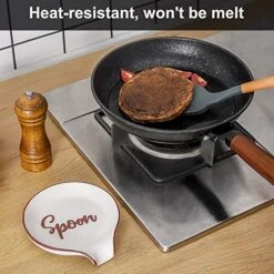 Ceramic Stable Spoon Rest, Extra Large Spoon Holder For Kitchen Counter/Counter Top/Stove Top, Dishwasher Safe, Modern White Farmhouse Kitchen Spoon Décor 11 Ceramic Stable Spoon Rest, Extra Large Spoon Holder For Kitchen Counter/Counter Top/Stove Top, Dishwasher Safe, Modern White Farmhouse Kitchen Spoon Décor -Peugeot Shop 51zZ13gM41L