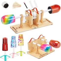 6X Multi Cup Turners For Crafts Tumbler Cup Spinner Machine Kit, Wood Cuptisserie Turner DIY Glitter Epoxy Tumblers -Peugeot Shop 51zm7H5uLL. AC