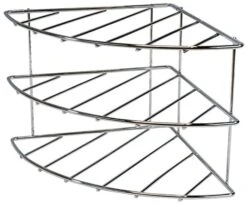 DecoBros 3-Tier Counter And Cabinet Corner Shelf Organizer, Chrome 11 DecoBros 3-Tier Counter And Cabinet Corner Shelf Organizer, Chrome -Peugeot Shop 51znHdW5vML