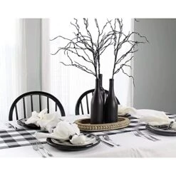 Lack Wine Bottles W/Corks (Set Of 3); Black Matte Coated Glass Wine Bottles Various Sizes For Decor And Homemade Wine; Use For Halloween Too -Peugeot Shop 51zsAqSrCnL