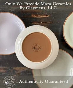 Ora Ceramic Large Pasta Bowls 30oz, Set Of 4 - Serving, Salad, Dinner, Etc Plate/Wide Bowl - Microwave, Oven, Dishwasher Safe Kitchen Dinnerware - Modern Porcelain Stoneware Dishes, Vanilla White -Peugeot Shop 51ztECGDjYL