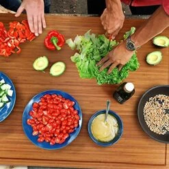 Bamboo Burner Cover Cutting Board, 3-Ply, Large, Square - Grooved/Flat (20"x20"x0.75") 19 Bamboo Burner Cover Cutting Board, 3-Ply, Large, Square - Grooved/Flat (20"x20"x0.75") -Peugeot Shop 6110XSOzhsL