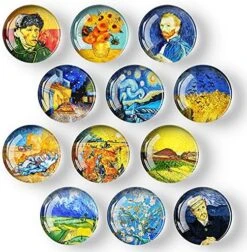 12Pcs Glass Strong Magnetic Refrigerator Magnet Fridge Sticker - Round Life Tree Glass Fridge Decoration, Office Whiteboard Magnet, Cabinet Magnet, Dishwasher Magnet, Cabinet Cute Locker Magnet… -Peugeot Shop 611ziVRG5KS. AC