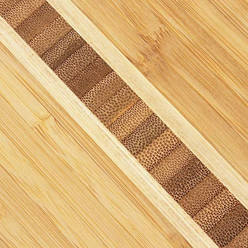 Surfboard Shaped Bamboo Wood Cutting Board And Charcuterie Serving Board, 23" X 7-1/2" 4 Surfboard Shaped Bamboo Wood Cutting Board And Charcuterie Serving Board, 23" X 7-1/2" - Image 4