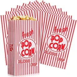 Paper Popcorn Bags 2 Oz Popcorn Bags Individual Servings Red And White Striped Popcorn Bags For Popcorn Machine Movie Nights Birthday Carnival Party Supplies (200 Pcs) -Peugeot Shop 613IZbM5WVL 1
