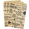Kraft Paper Thank You Bags - Treat Or Merchandise Sack - Kraft Brown And Black - 5 X 7 Inches - 50 Pack