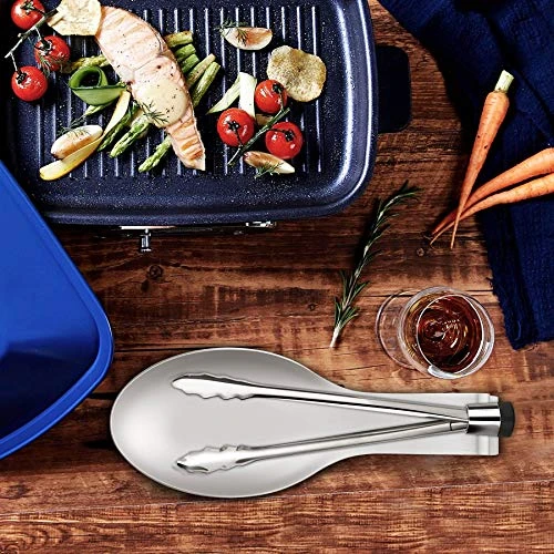 Stainless Steel Spoon Rest, Spatula Ladle Holder, Heavy Duty, Dishwasher Safe 4 Stainless Steel Spoon Rest, Spatula Ladle Holder, Heavy Duty, Dishwasher Safe - Image 4