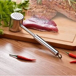 Ew Version Meat Mallet,Meat Tenderizer,Kitchen Meat Tenderizer Hammer With Safe Long Handle -Peugeot Shop 61E1q29GHnS