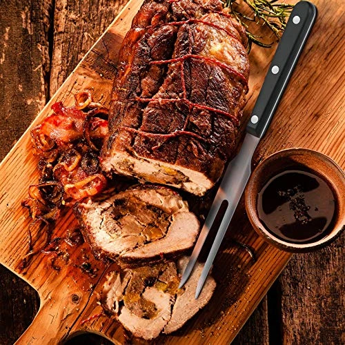 2 Pieces Carving Fork Pot Forks Stainless Steel Meat Serving Fork With Plastic Handle 10.6 Inch Serving Grill Fork Black Handle Barbecue Fork For BBQ Kitchen Turkey Roast Dinner Party Festival 6 2 Pieces Carving Fork Pot Forks Stainless Steel Meat Serving Fork With Plastic Handle 10.6 Inch Serving Grill Fork Black Handle Barbecue Fork For BBQ Kitchen Turkey Roast Dinner Party Festival - Image 6