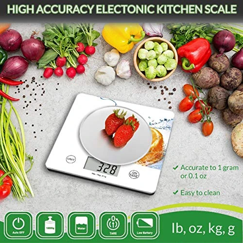 Prep Container Chef Kitchen Scale - Digital Food Scale. Nutrition Scale For Weight Loss, Baking, Meal Prep, And Keto Diet. User-Friendly Design,eliminates Multiple Measuring Cups & Spoons. 3 Prep Container Chef Kitchen Scale - Digital Food Scale. Nutrition Scale For Weight Loss, Baking, Meal Prep, And Keto Diet. User-Friendly Design,eliminates Multiple Measuring Cups & Spoons. - Image 3