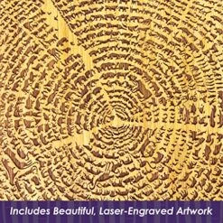 13" Tree Of Life Cutting And Serving, 100% Bamboo Board With Laser Etched Art Of Endangered And Exotic Animals, 5/8" Thick -Peugeot Shop 61FoKRvt0JL