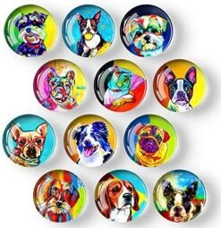 12Pcs Glass Strong Magnetic Refrigerator Magnet Fridge Sticker - Round Life Tree Glass Fridge Decoration, Office Whiteboard Magnet, Cabinet Magnet, Dishwasher Magnet, Cabinet Cute Locker Magnet… -Peugeot Shop 61GWJnUsS6S. AC