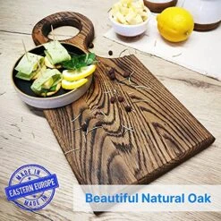 Handcrafted Oak Serving Board CU-5 8 Handcrafted Oak Serving Board CU-5 -Peugeot Shop 61HzGiTtbwS
