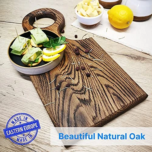 Handcrafted Oak Serving Board CU-5 3 Handcrafted Oak Serving Board CU-5 - Image 3
