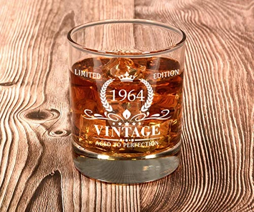 1964 59th Birthday Gifts For Men, Vintage Whiskey Glass 59 Birthday Gifts For Dad, Son, Husband, Brother, Funny 59th Birthday Gift Present Ideas For Him, 59 Year Old Bday Party Decoration 3 1964 59th Birthday Gifts For Men, Vintage Whiskey Glass 59 Birthday Gifts For Dad, Son, Husband, Brother, Funny 59th Birthday Gift Present Ideas For Him, 59 Year Old Bday Party Decoration - Image 3