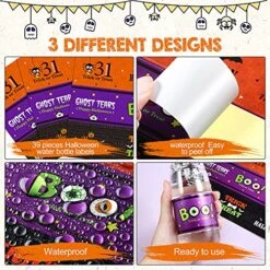 39 Pieces Halloween Water Bottle Labels Waterproof Water Bottle Sticker Wrappers Pumpkin Wrap Around Labels Trick Or Treat Bottle Stickers Party Supplies For Halloween Party Ornaments 7 39 Pieces Halloween Water Bottle Labels Waterproof Water Bottle Sticker Wrappers Pumpkin Wrap Around Labels Trick Or Treat Bottle Stickers Party Supplies For Halloween Party Ornaments -Peugeot Shop 61MY6atkL0L