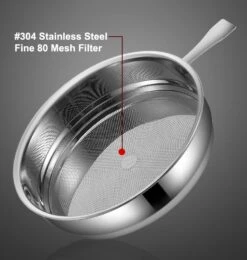 Bacon Grease Container With Strainer 1.25L / 42oz Stainless Steel Cooking Oil Keeper With Lid And Easy-Grip Handle Suitable For Storing Frying Oil And Cooking Grease -Peugeot Shop 61N8ZE90VUL