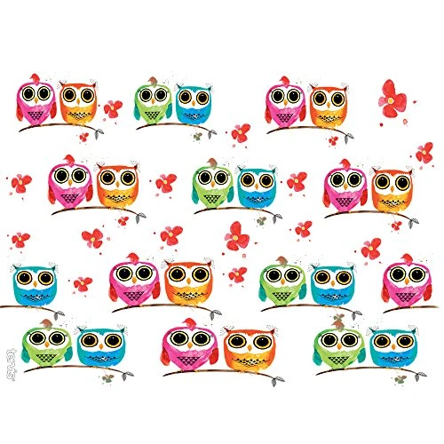 Tervis Colorful Woodland Owls Made In USA Double Walled Insulated Tumbler Cup Keeps Drinks Cold & Hot, 24oz, Clear 2 Tervis Colorful Woodland Owls Made In USA Double Walled Insulated Tumbler Cup Keeps Drinks Cold & Hot, 24oz, Clear - Image 2