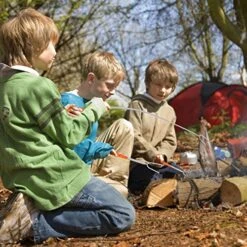 Riout Marshmallow Roasting Sticks 10 Pack Extra Long 45’’ Stainless Telescoping Hot Dog Smores Skewers Kids Safe Barbecue Forks For Campfire, Bonfire And Grill -Peugeot Shop 61QvRZAHvoL