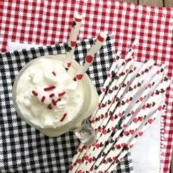 Casino Card Night Theme Paper Straws - Red Black White - 50 Pack 5 Casino Card Night Theme Paper Straws - Red Black White - 50 Pack -Peugeot Shop 61SLd3G1TGL